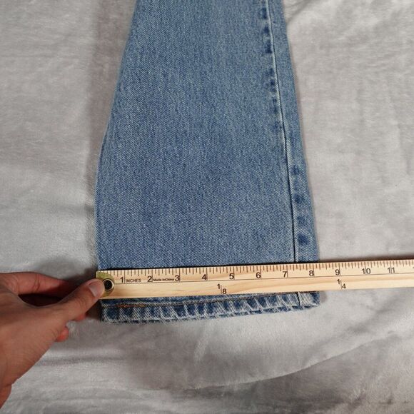 Vintage Levis 505 Regular Fit Straight Leg Denim Jeans Mens 38x34 (Fits 36x34) - Picture 13 of 14